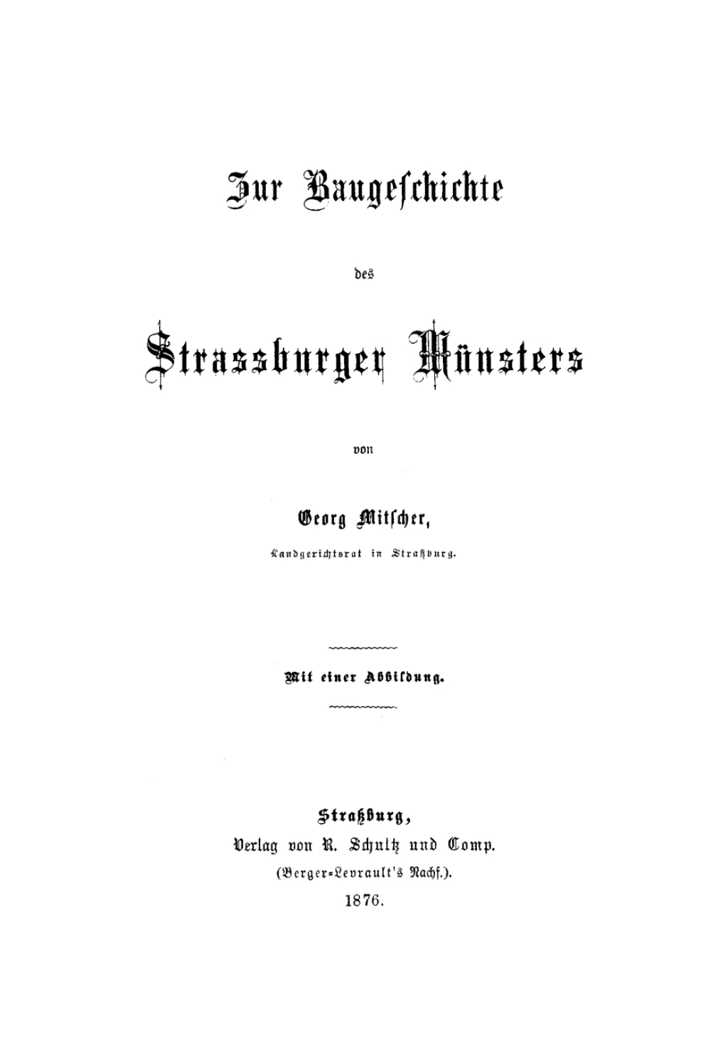 Zur Baugeschichte des Strassburger MÃ¼nsters 1st Edition â€“ PDF/EPUB Version Downloadable