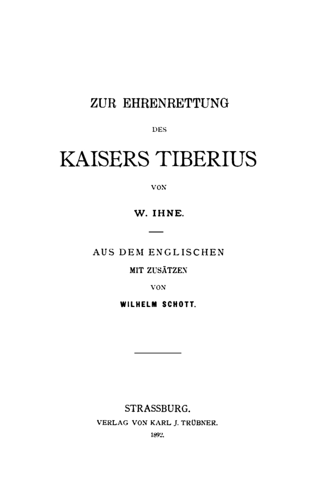 Zur Ehrenrettung des Kaisers Tiberius 1st Edition â€“ PDF/EPUB Version Downloadable
