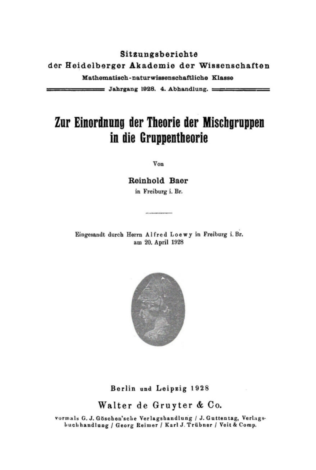 Zur Einordnung der Theorie der Mischgruppen in die Gruppentheorie 1st Edition â€“ PDF/EPUB Version Downloadable