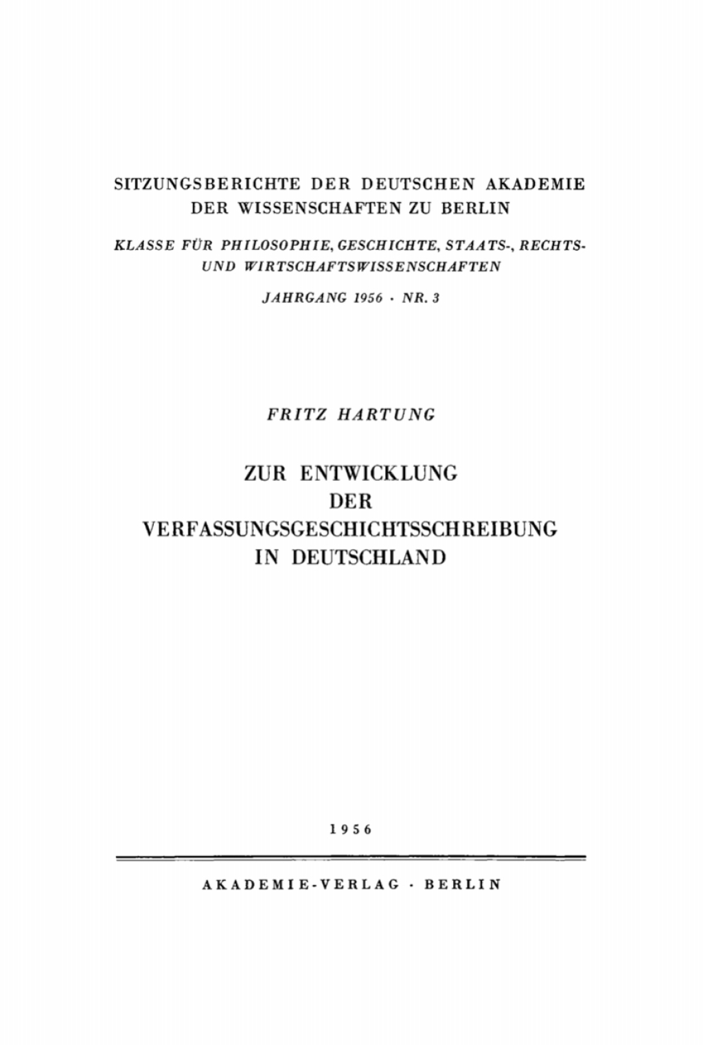 Zur Entwicklung der Verfassungsgeschichtsschreibung in Deutschland 1st Edition â€“ PDF/EPUB Version Downloadable