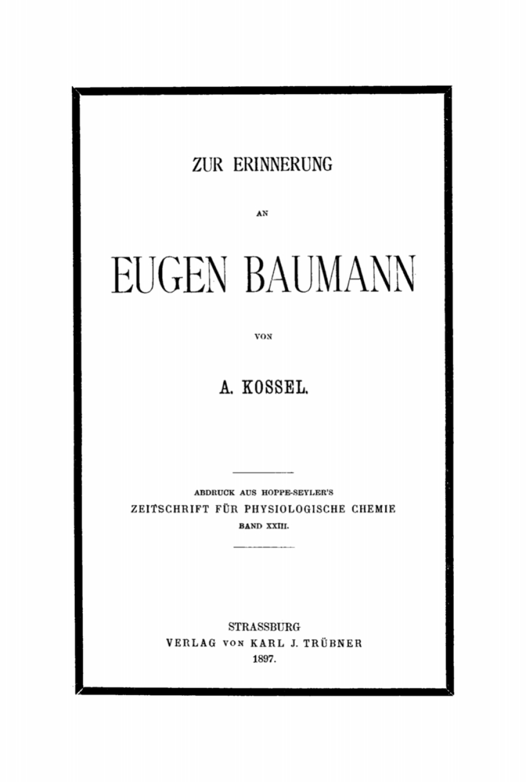 Zur Erinnerung an Eugen Baumann 1st Edition â€“ PDF/EPUB Version Downloadable