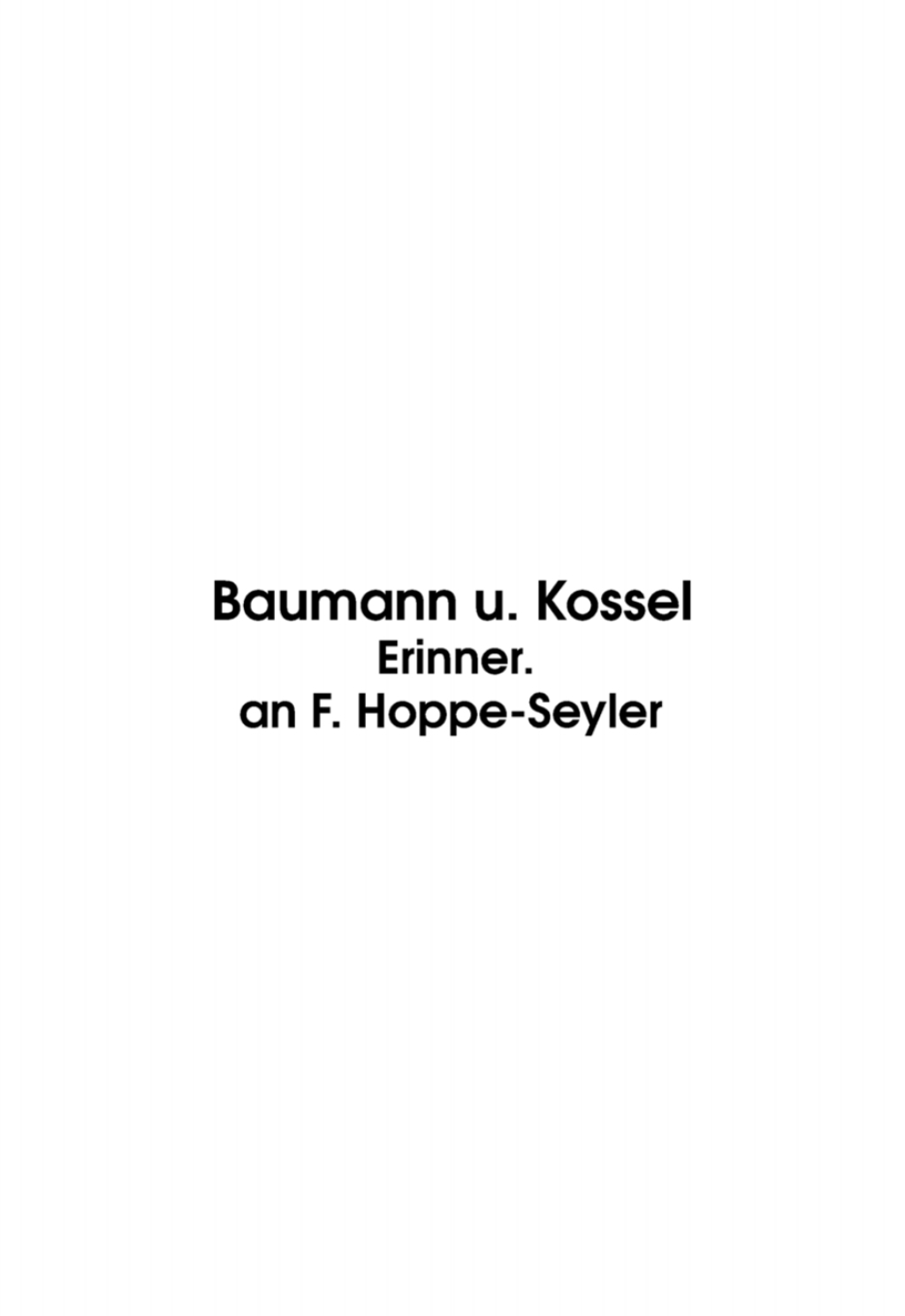 Zur Erinnerung an Felix Hoppe-Seyler 1st Edition â€“ PDF/EPUB Version Downloadable