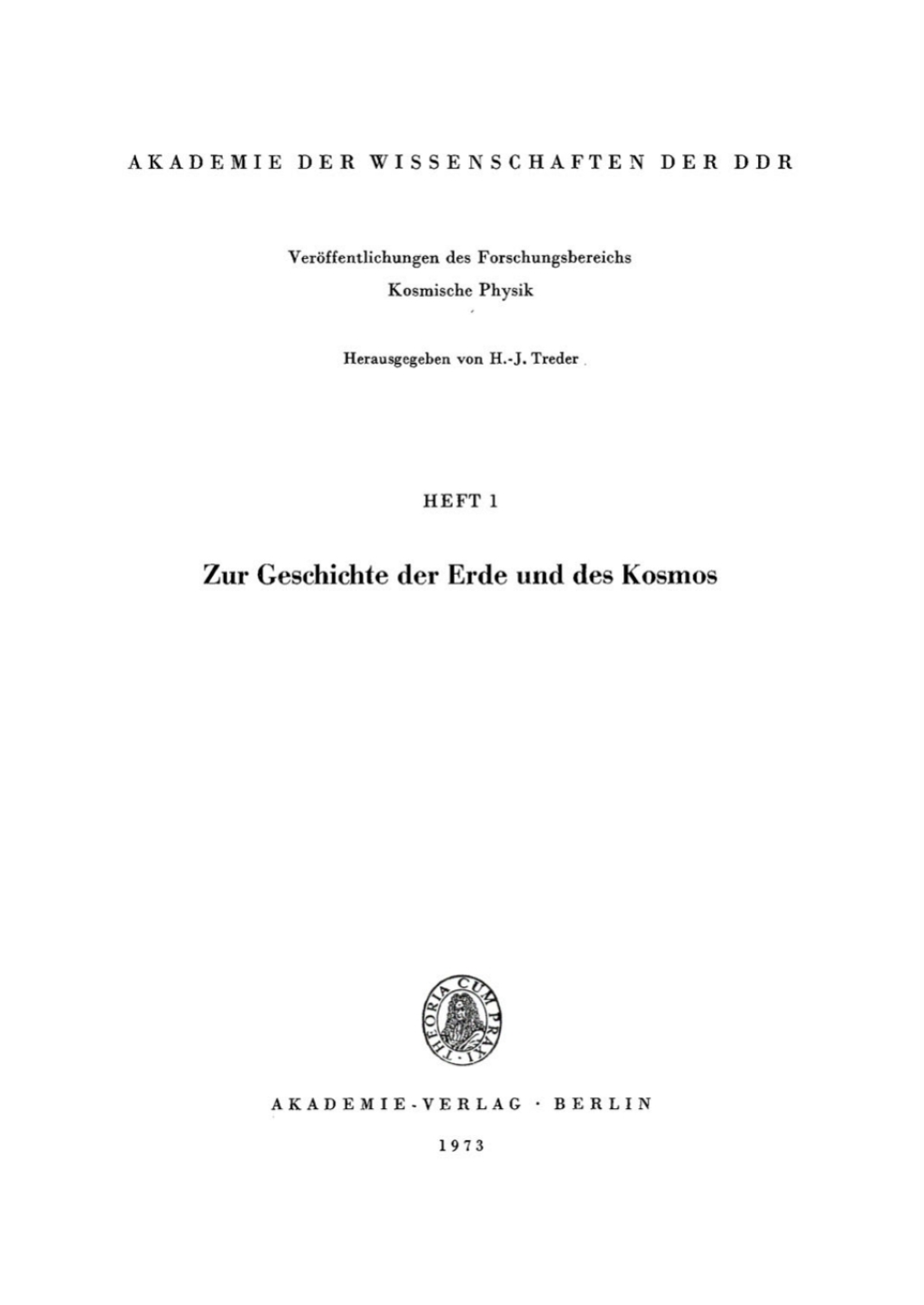 Zur Geschichte der Erde und des Kosmos 1st Edition â€“ PDF/EPUB Version Downloadable