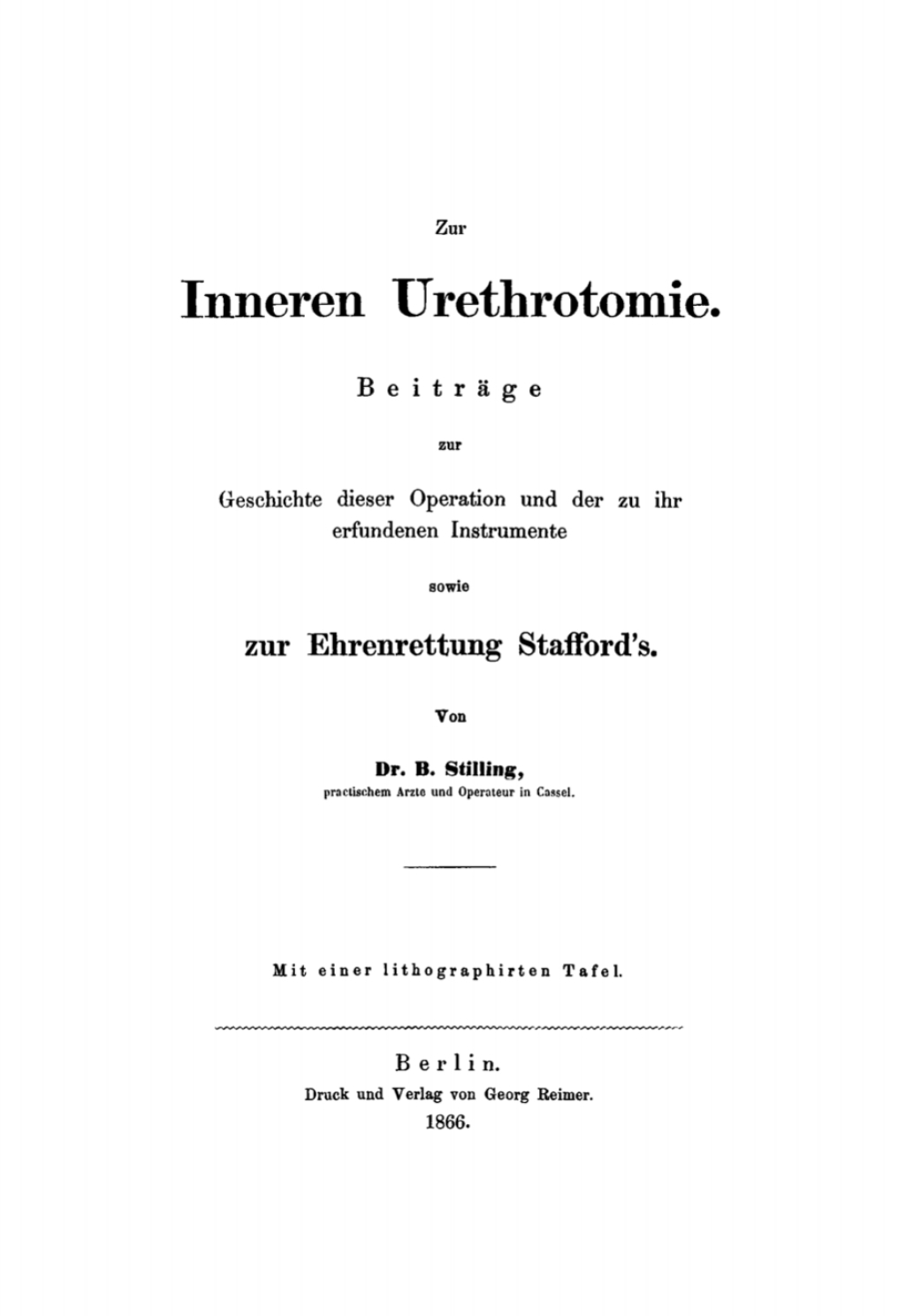 Zur inneren Urethrotomie 1st Edition â€“ PDF/EPUB Version Downloadable