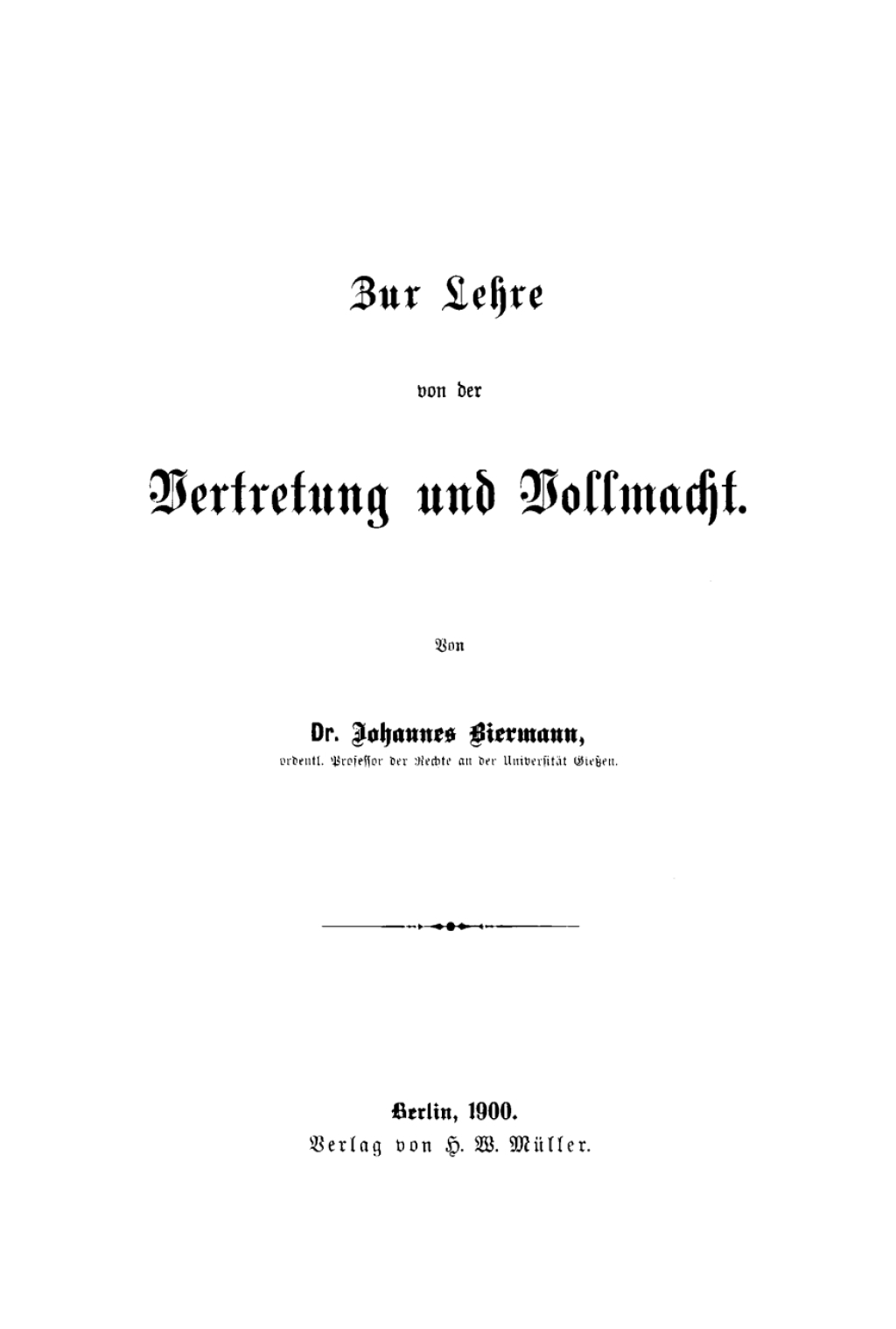 Zur Lehre von der Vertretung und Vollmacht 1st Edition â€“ PDF/EPUB Version Downloadable