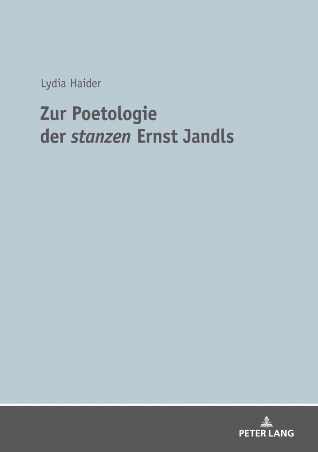 Zur Poetologie der Â«stanzenÂ» Ernst Jandls 1st Edition â€“ PDF/EPUB Version Downloadable