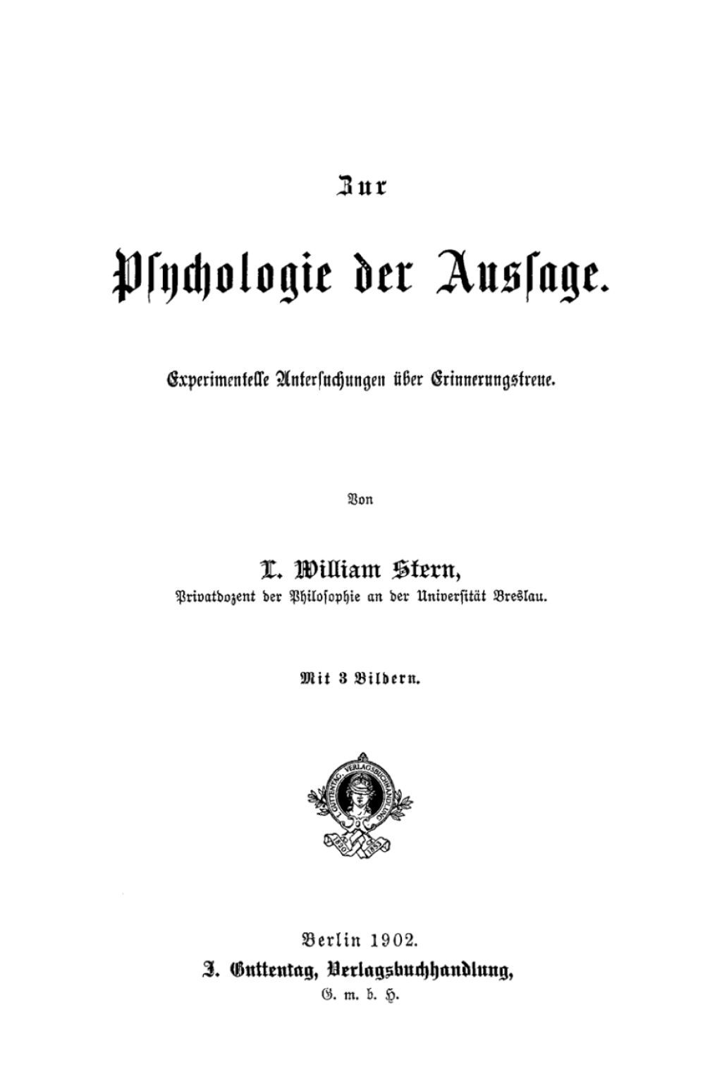 Zur Psychologie der Aussage experimentelle Untersuchungen Ã¼ber Erinnerungstreue 1st Edition â€“ PDF/EPUB Version Downloadable