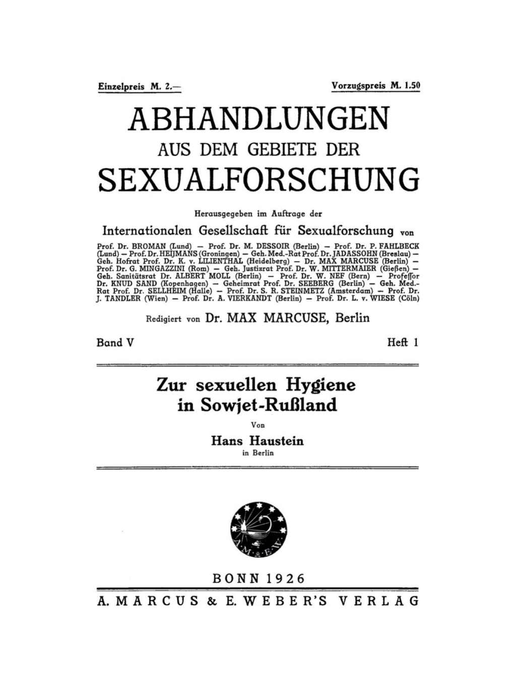 Zur sexuellen Hygiene in Sowjet-RuÃŸland 1st Edition â€“ PDF/EPUB Version Downloadable
