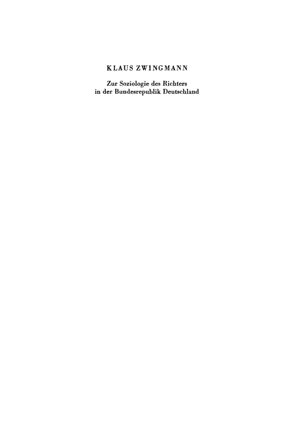 Zur Soziologie des Richters in der Bundesrepublik Deutschland 1st Edition â€“ PDF/EPUB Version Downloadable