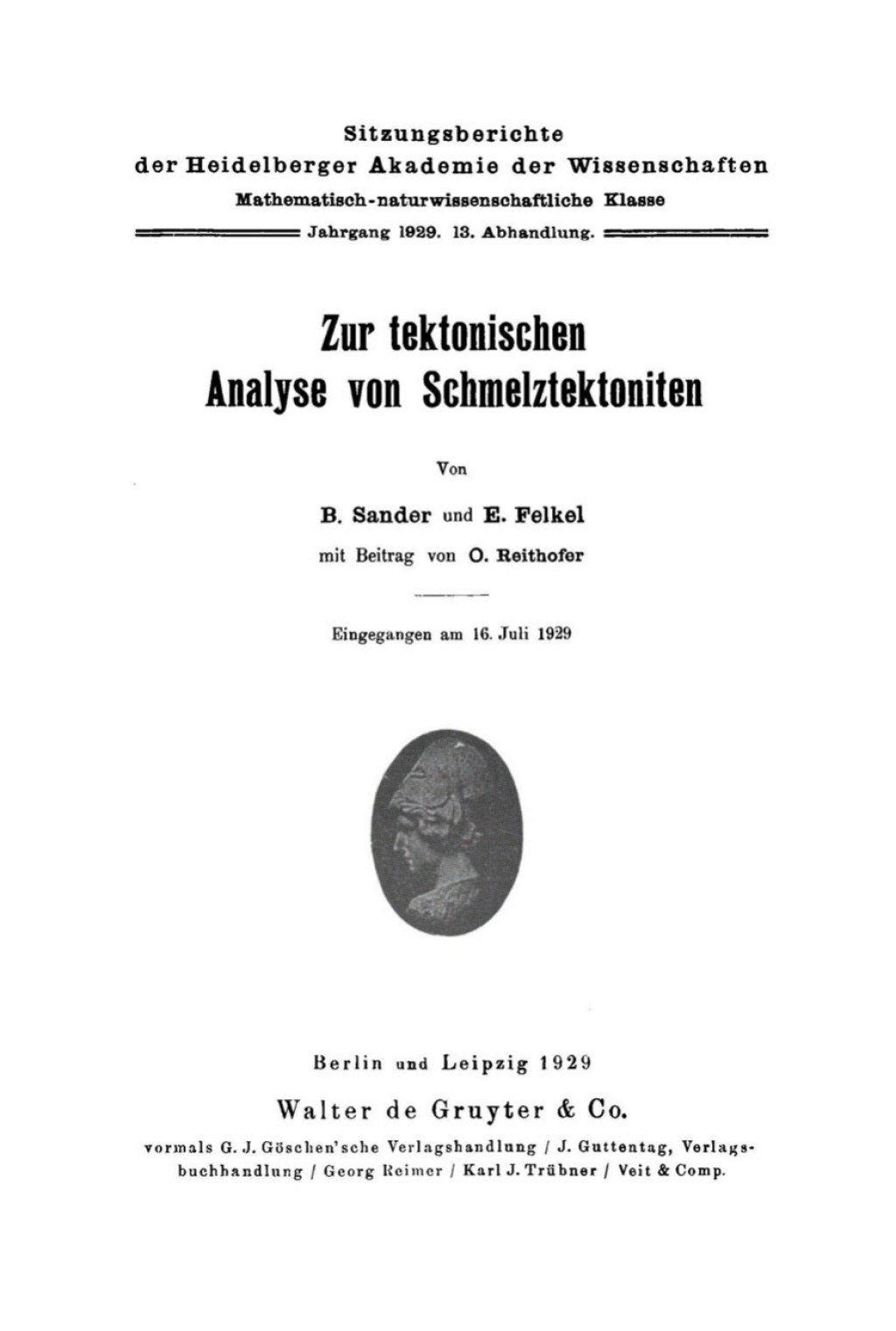 Zur tektonischen Analyse von Schmelztektoniten 1st Edition â€“ PDF/EPUB Version Downloadable