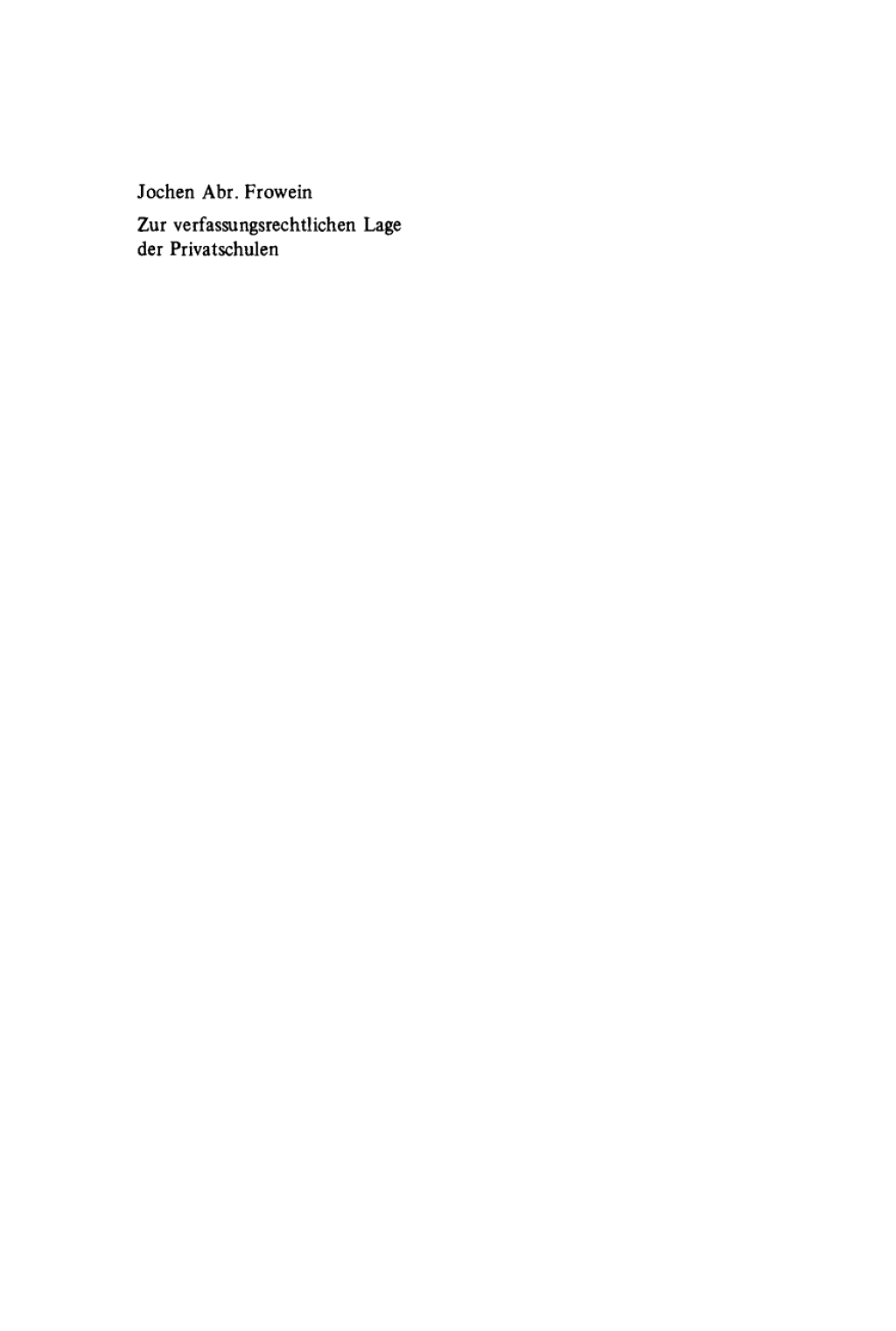 Zur verfassungsrechtlichen Lage der Privatschulen Unter besonderer BerÃ¼cksichtigung der kirchlichen Schulen 1st Edition â€“ PDF/EPUB Version Downloadable