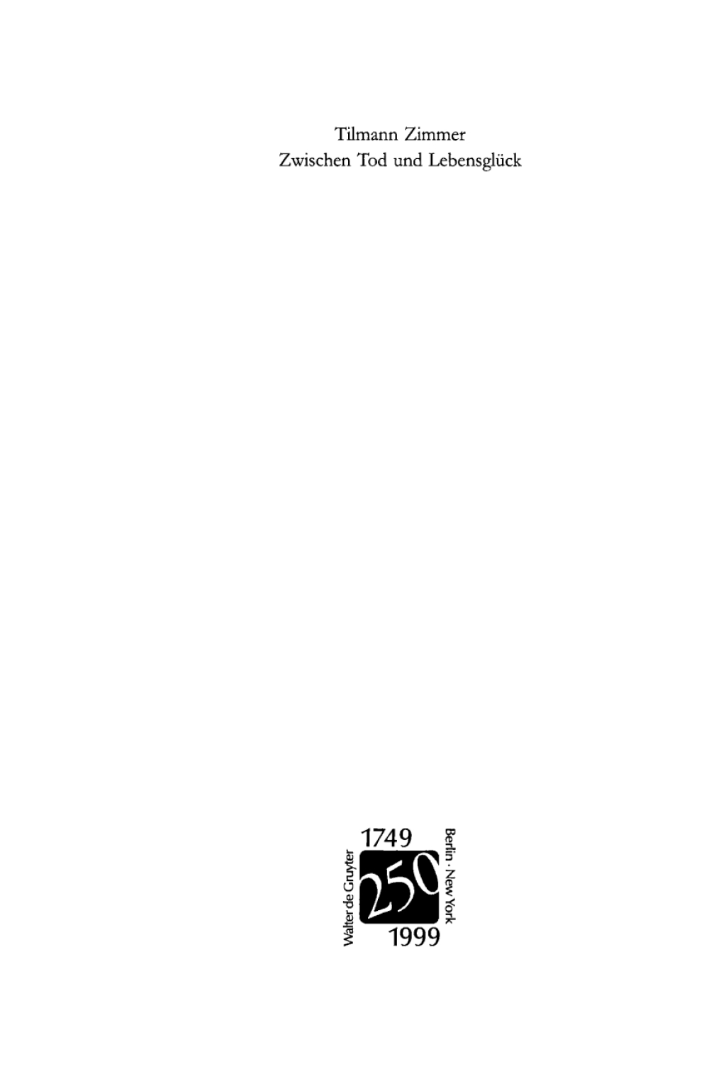 Zwischen Tod und LebensglÃ¼ck Eine Untersuchung zur Anthropologie Kohelets 1st Edition â€“ PDF/EPUB Version Downloadable