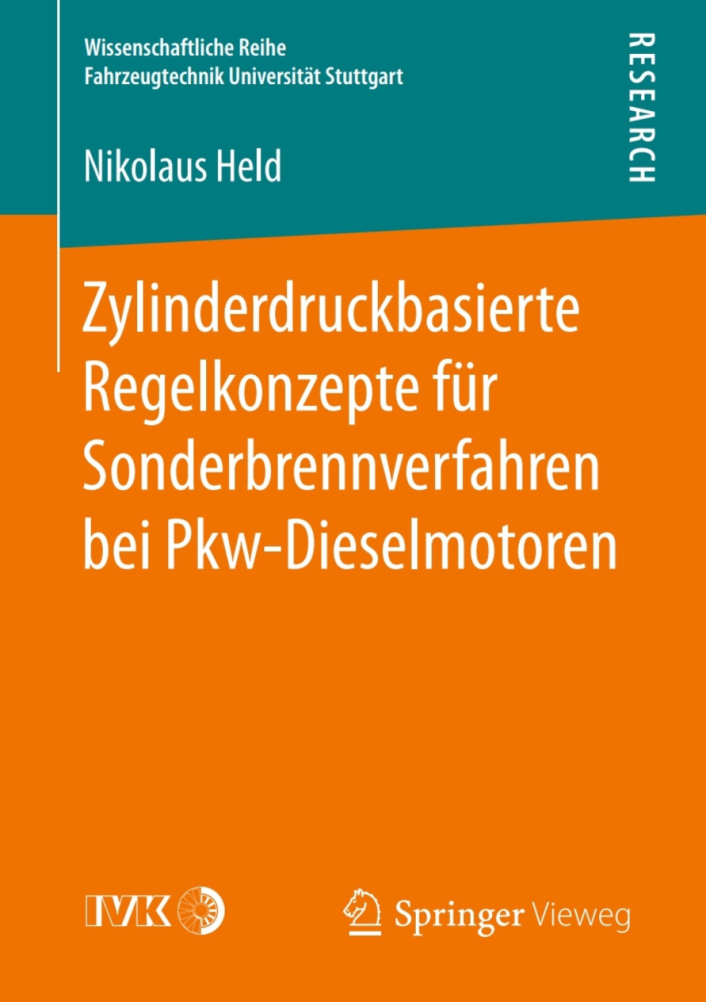 Zylinderdruckbasierte Regelkonzepte fÃ¼r Sonderbrennverfahren bei Pkw-Dieselmotoren  â€“ PDF/EPUB Version Downloadable